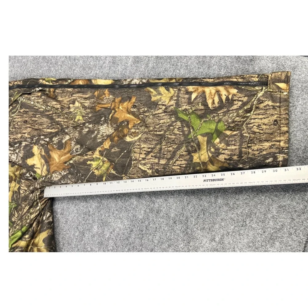 Cabelas Mens 3XL Mossy Oak Break-Up Insulated Full Side Zip Hunting Pants Camo